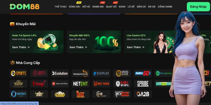 Điểm cộng hấp dẫn thu hút người chơi tại Dom88